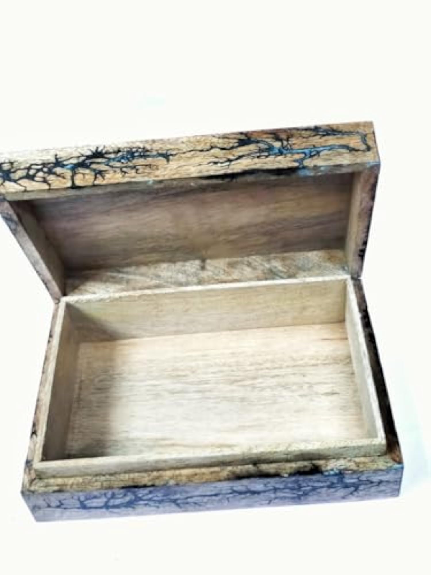 Big Wooden Decorative Box for Jewellery Storage
